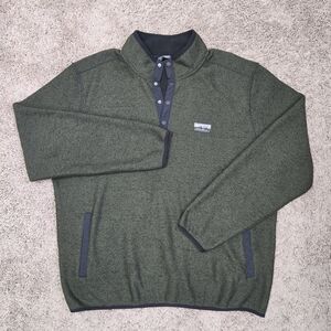 Eddie Bauer Forest Green Zip-Up Sweater